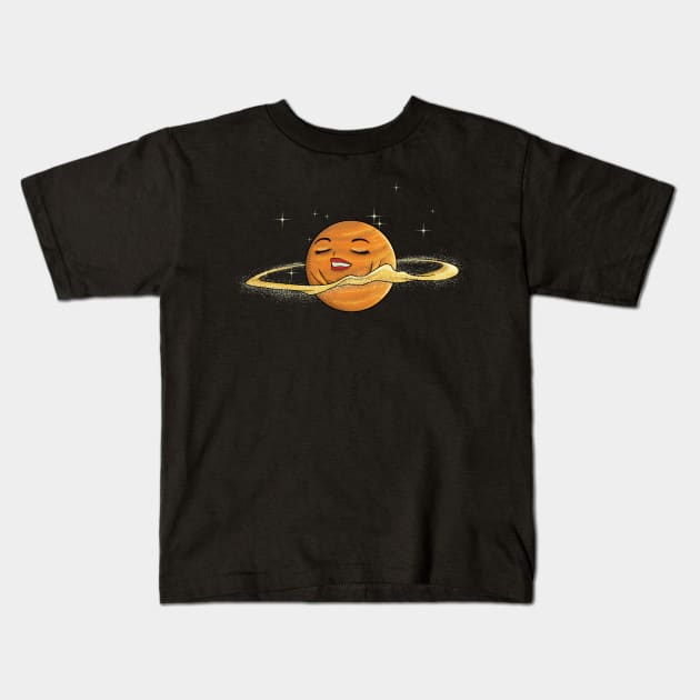 saturnus Kids T-Shirt by opoyostudio